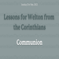 Sunday Service - Communion